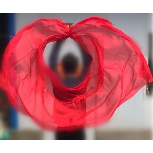 Cheap Girls 200*90cm(78.7*35.4") Silk Veils Bellydance Hand Thrown Scarf Shawl Children Solid White Blue Purple Free Shipping