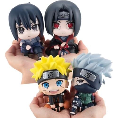 9cm Naruto Figures Anime Figure Uzumaki NARUTO Kakashi Action Figurine Q Version PVC Decoration Collection Boys Kid Toys