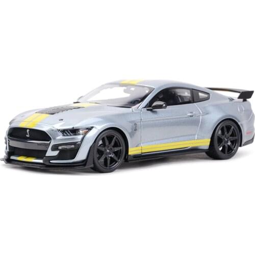 1:18 2020 Mustang Shelby GT500 Ford Sports Car Static Die Cast Vehicles Collectible Model Car Toys