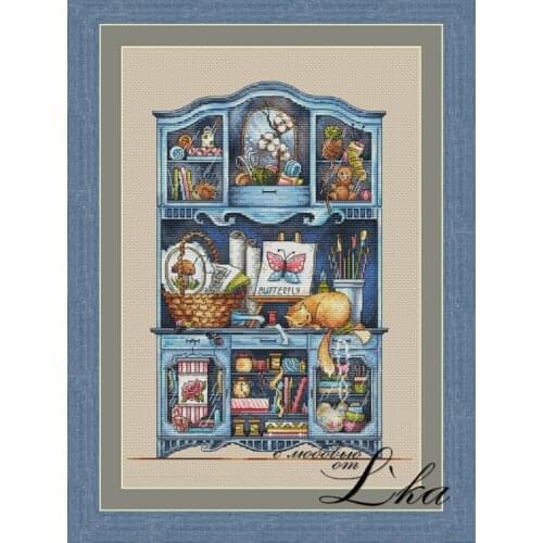 Boxes DIY Cross Stitch Kit Packages Counted Cross-Stitching Kits New Pattern NOT PRINTED Cross stich Painting Set