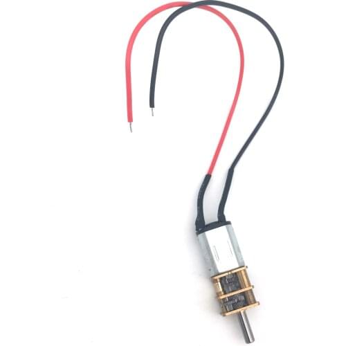 DC 3V 6V 12V Micro Speed Gear Motor N20 Electric Reduction Gear Motor Mini Metal Brushless Gear Reducer Motor