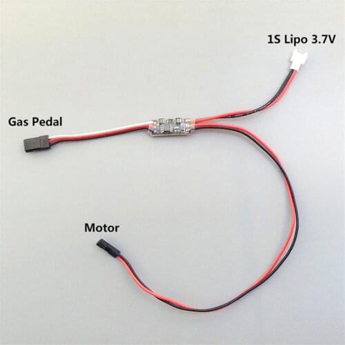 Mini ESC Speed Controller for RC Aircraft Boats 720 820 Hollow Cup Motor N20 N30 Motors 1S 4A DC3.6-5.8V