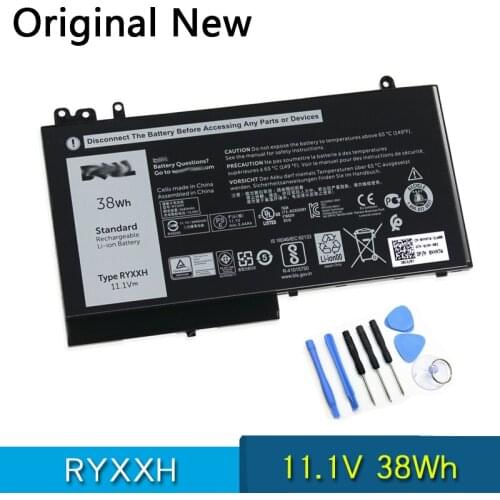 NEW Original RYXXH Laptop Battery For DELL Latitude 12 5000 E5250 E5450 E5550 Latitude 11 3150 3160 3550 11.1V 38Wh 9P4D2