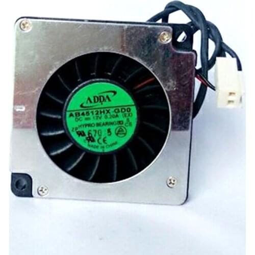 Original ADDA AB4512HX-GD0 DC 12V 0.2A 4510 45 * 45 * 10 mm turbo blower cooling fan