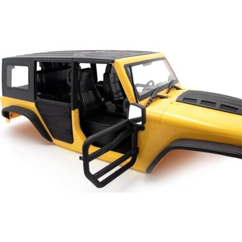 Front & Rear Half Door Tube Rail Doors for 1/10 Axial SCX10 II Jeep Wrangler Body RC Crawler Car Parts Accessories