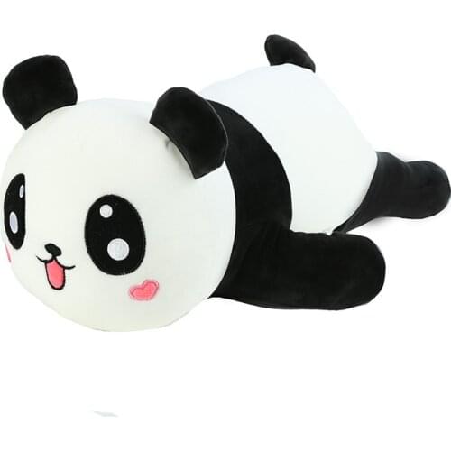 60-100CM Giant Panda Pillow Plushies Stuffed Animal Toy Kawaii Plush Anime Doll Valentines Day Gift Baby Toys