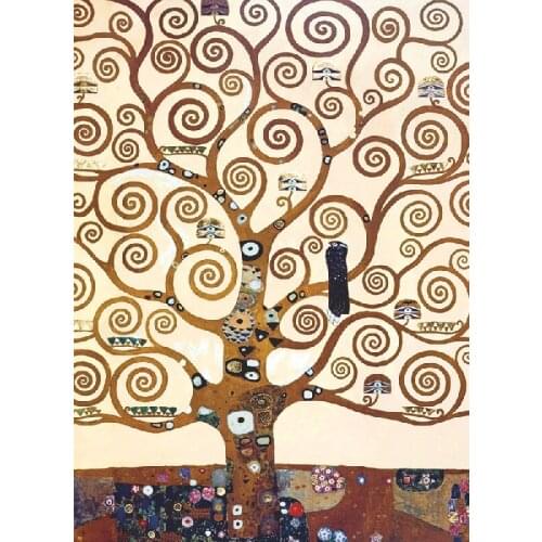 Life tree painting canvas prints klimt oil painting famous art reproduction canvas art gift for family