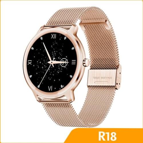 Xiaomi Youpin Smart Watch Heart Rate Monitor Fashion Women Bluetooth Full Touch Round Screen For Woman Physiological Smartwatch