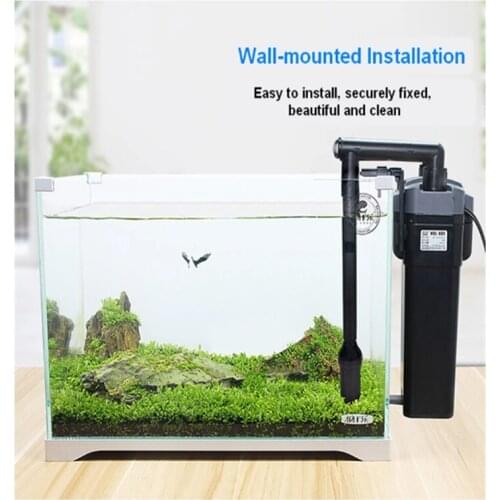 SUNSUN Aquarium External Canister Filter Table Top Fish Tank Wall Mount Filter Wall-mounted Filter Aquarium Tropical Fish 220V