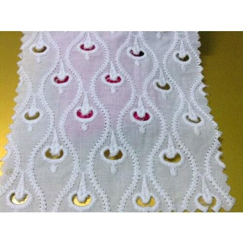 100% cotton woven fabric with hollow-out peacock embroidery,garden style fabric, XERY-S2628