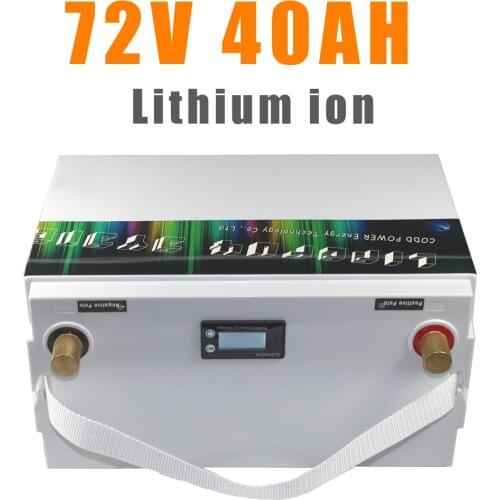 72V Lithium Battery waterproof With LCD display 72V 3000W Electric bike motorcycle Scooter 72V Battery