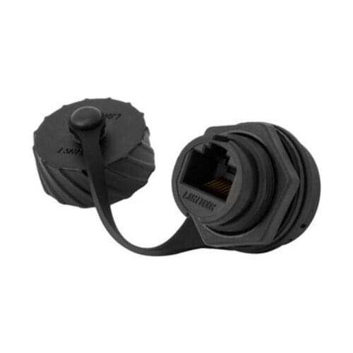 High-quality RJ45 aviation plug socket, network cable waterproof connector, waterproof network connector