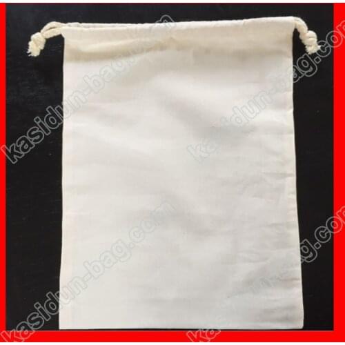 1000PCS/lot)10x12" personalized cotton drawstring bag custom logo