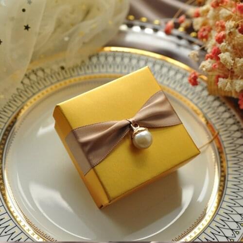 50pcs lot personalized baby shower birthday Chocolate container candy boxes wedding return gifts custom favor box for guests