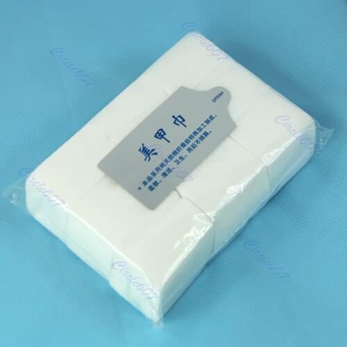 900xNail Art Wipe Remover Pad Gel Wrap Cotton Lint Paper Tiny Tissue Tips Clean C1FF