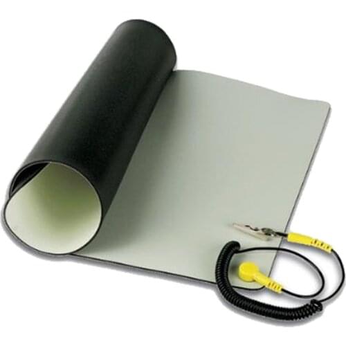 700x500x2mm Anti-static Mat+ Ground Wire + ESD Wrist for Mobile Phone Computer Sensitive Electronics Repair Blanket Work Pad