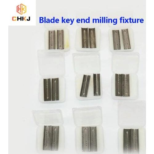 CHKJ C Blade Leaf Auto Lock Clamp Fixture Internal External Milling Blade Key End Milling Fixture For Vertical Key Machine