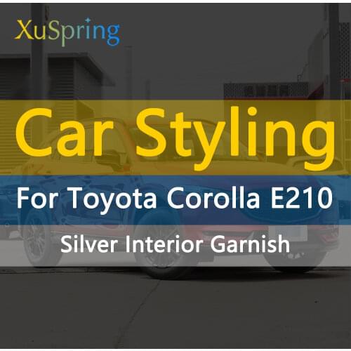 Car A Pillar Air Outlet Bezel Trim Ring Frame Stickers Inner Garnish Styling For Toyota Corolla 2019 2020 2021 E210 12TH
