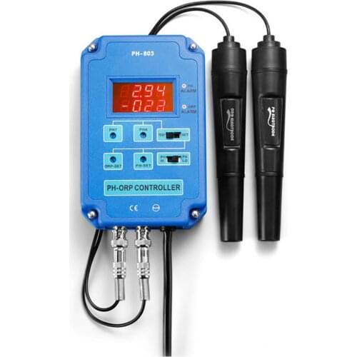 100-240V 2 in 1 Digital High Precision PH Redox Controller Monitor Online PH ORP Tester With Output Power Relay Control PH-803 Y