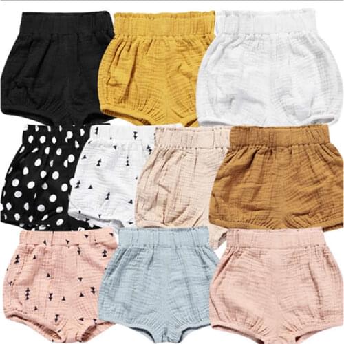 Baby Bloomers Female Childrens Clothing Baby Shorts Pure Cotton Wholesale Bread of Shorts South Korea Baby Girls Summer Dot Mid