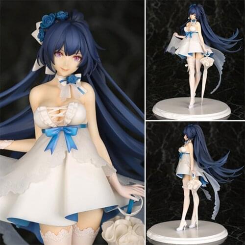 23cm Raiden Mei Japan Anime Figure Honkai Impact 3rd Action Herrscher of Thunder Eternally Pure Figurine Toy wedding dress