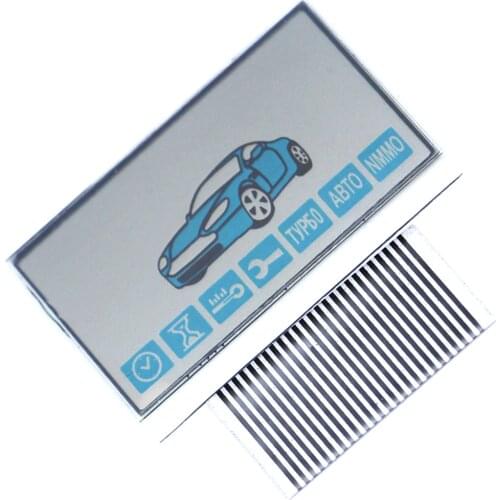 Free Shipping Russia version A93 LCD display flexible cable for Starline A93 remote controller A93 display with Zebra Stripes