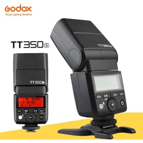 Godox TT350S Mini Speedlite Camera Flash TTL HSS GN36 for Sony Canon Nikon Olympus Fujifilm Mirrorless DSLR Camera