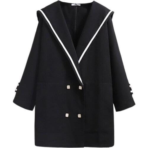 Женские черные пальто HAOOHU China At AliExpress