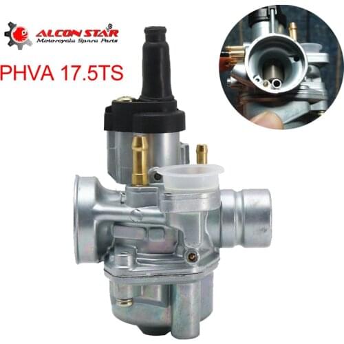 Alconstar- Motorcycle Carburetor DELLORTO PHVA 17.5mm Carburetor for Dellorto Tomoss Booster A55 Motorcycle PHVA Carb