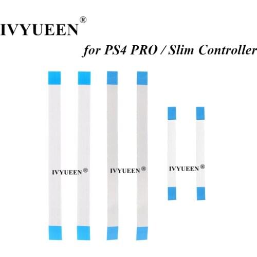 IVYUEEN for Playstation 4 PS4 PRO Controller 12 14 Pin Charging Board Power Switch Flex Cable 10 pin Touchpad Flex Ribbon Cable