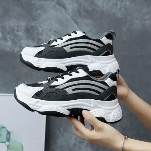 Classic Women Designer Breathable Casual Shoes Platform Fashion Outdoor Comfortable Girl Chunky Sneakers De Mujer Tenis Feminino