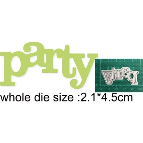 Metal cutting dies cut die mold letter party decoration Scrapbook paper craft knife mould blade punch stencils dies