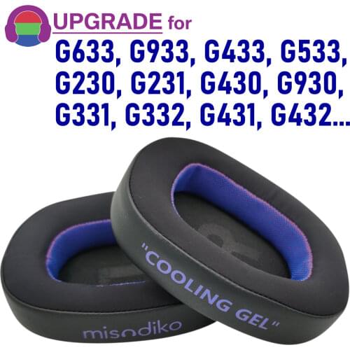 Misodiko Replacement Ear Pads Cushions and Headband Kit for Logitech G633 G933 G635 G935 G633S G933S Gaming Headset Earpads