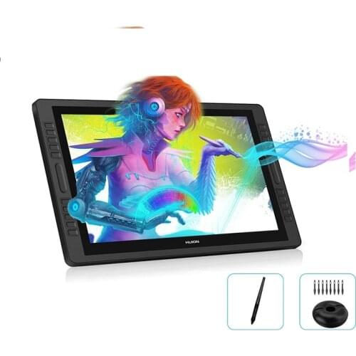 HUION KAMVAS Pro 22 2019 Battery-Free Pen Display Monitor AG Glass Digital Drawing Monitor Pen Tablet Monitor