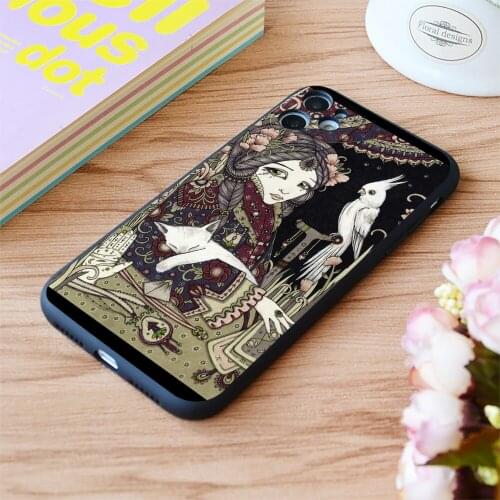 For iPhone Roma Print Soft Matt Apple iPhone Case 6 7 8 11 12 Plus Pro X XR XS MAX SE