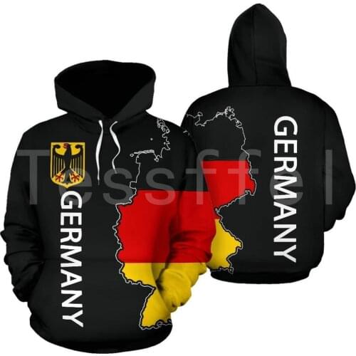 Tessffel Newest Germany Country Flag NewFashion Men/Women Funny Autumn Streetwear 3Dprint Casual Hoodies Long Sleeve Pullover A6