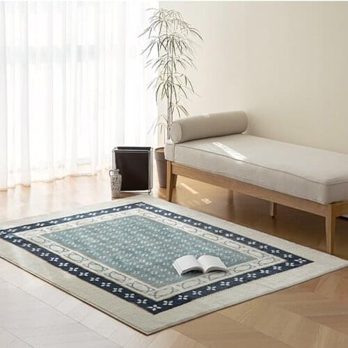 New style retro living room sofa carpet coffee table mat modern bedroom bedside blanket Nordic ins original carpet geometry