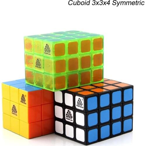 Original High Quality WitEden Cuboid 3x3x4 Magic Cube Puzzle Neo Speed Wisdom Christmas Gift Ideas Kids Toys For Children