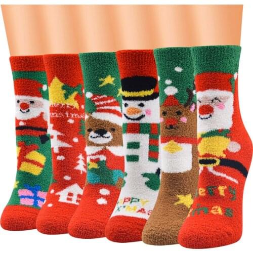 Christmas Socks Women Men Happy New Year Funny Print Cartoon Socks Cute Kawaii Harajuku Calcetines De La Mujer Xmas Stocks