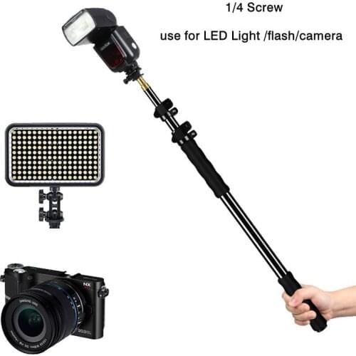 Aluminum Alloy Handheld Grip Rig Support Rod Photo Studio Accessories Holder for Speedlite/LED Flash Light Microphone Holder