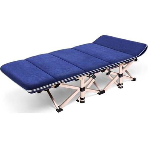 Wuxibao Folding Bed Single Bed Home Simple Lunch Bed Office Adult Marching Chair Siesta Bed Portable Lounge Chaise