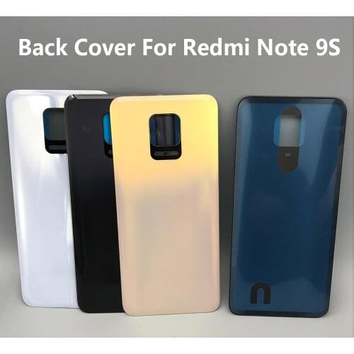 Battery Back Glass Cover Case Replacement Parts For Xiaomi Redmi Note 9S