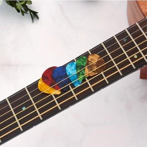1/10/20 pcs Multi Colorful Guitar Accessories Guitar Picks Plectrums Parts Accessories Celluloid 0.46mm Stringed Instruments
