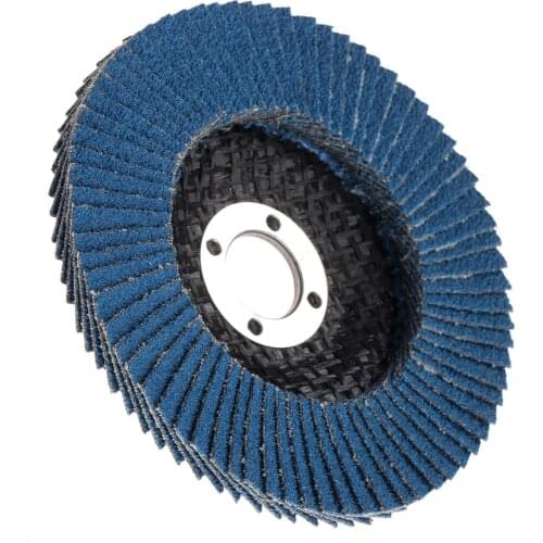 1Pc Grit 80 Dia. 100mm Grinding Wheel Flap Discs Angle Grinder Sanding Disc Abrasive Tool for Wood Metal Plastic Stainless Steel
