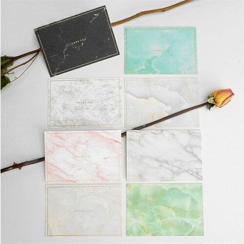 100pcs 10.5*7 cm Marble Pattern Big Greeting Card Tag Card Printed Tags Packing Card Exquisite Accessory Customize Wholesale