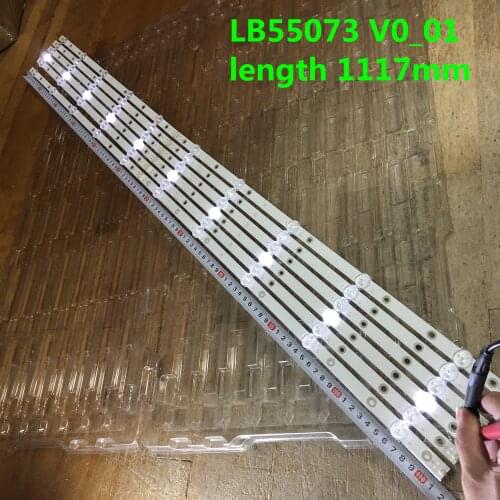 12piece/lot for 55PUS7503 55PUS7303 55PUS6162 LCD TV backlight bar LB55073 V0_01 100%NEW