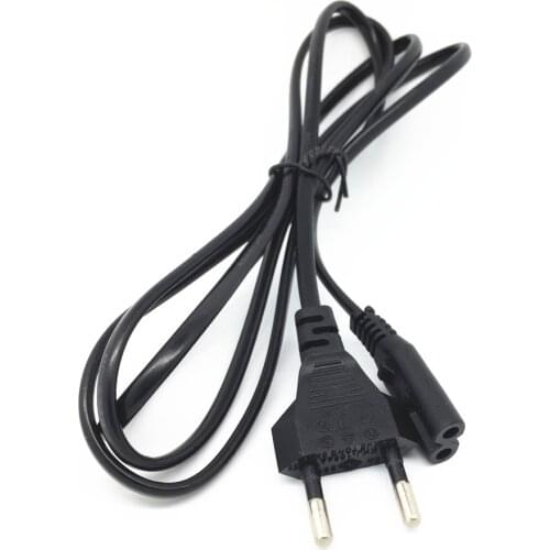 US /EU Plug 2-Prong AC Power Cord Cable Lead FOR HP Deskjet Printer Scanjet Scanner Adapter