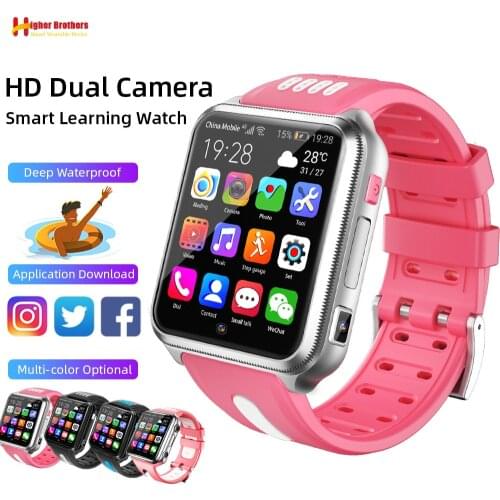 Android 9.0 Smart 4G Remote Camera GPS WI-FI Kids Students Smartwatch Voice Call Google Play Monitor Trace Location Phone Watch