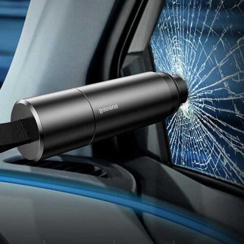 2 in 1Car Safety Hammer Auto emergency window Glass breaker Seat Belt Cutter Knife Life-Saving Escape Car Emergency Multi Tool