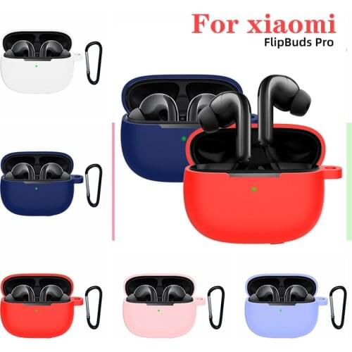 For Xiaomi Mi Flipbuds Pro Cover Non-slip Protect Earphones case for flipbuds pro Headphones Case Anti-fall Silicone case